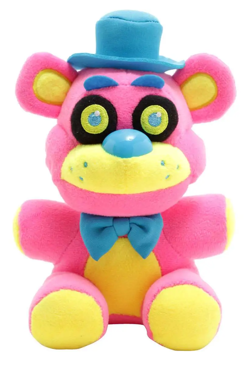 Funko Five Nights at Freddys Blacklight Freddy 6 Plushie Pink - ToyWiz