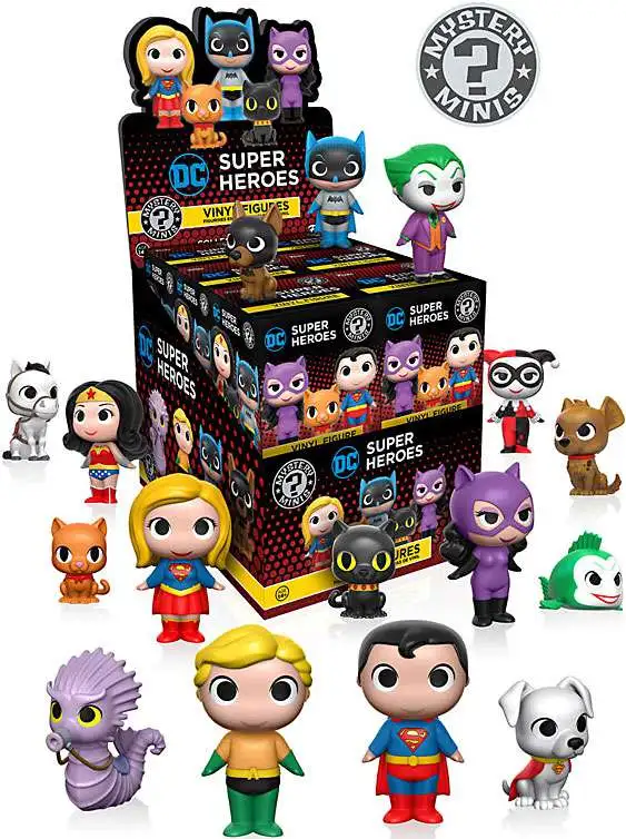 Funko Mystery Minis DC Super Heroes & Pets Mystery Box [12 Packs]