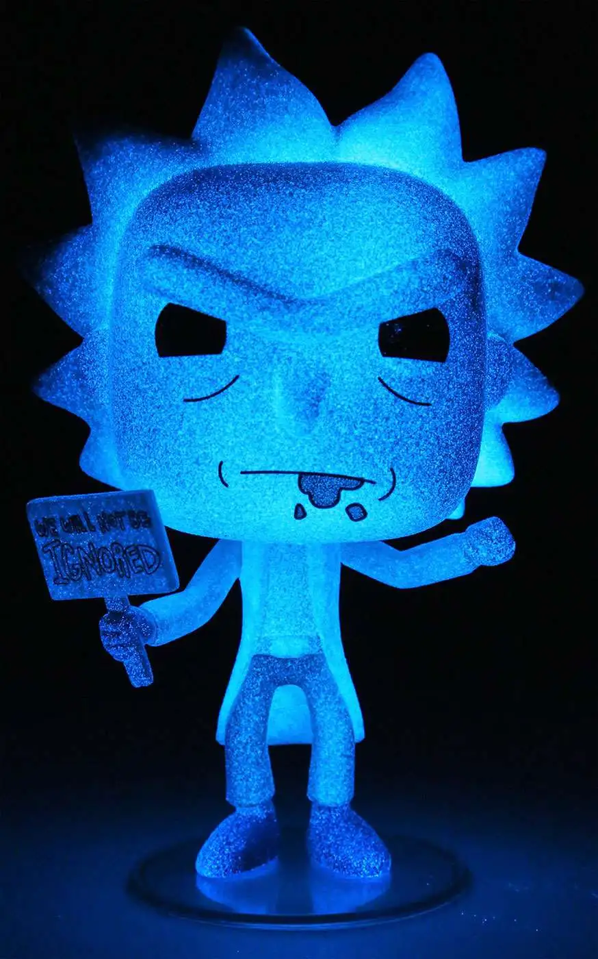Funko Rick Morty POP Animation Hologram Rick Clone Exclusive Vinyl