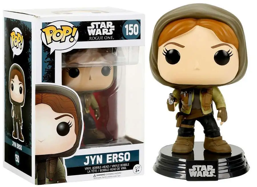 FUNKO POP STAR WARS ROGUE ONE YOUNG JYN ERSO #185 BOBBLEHEAD BRAND NEW 