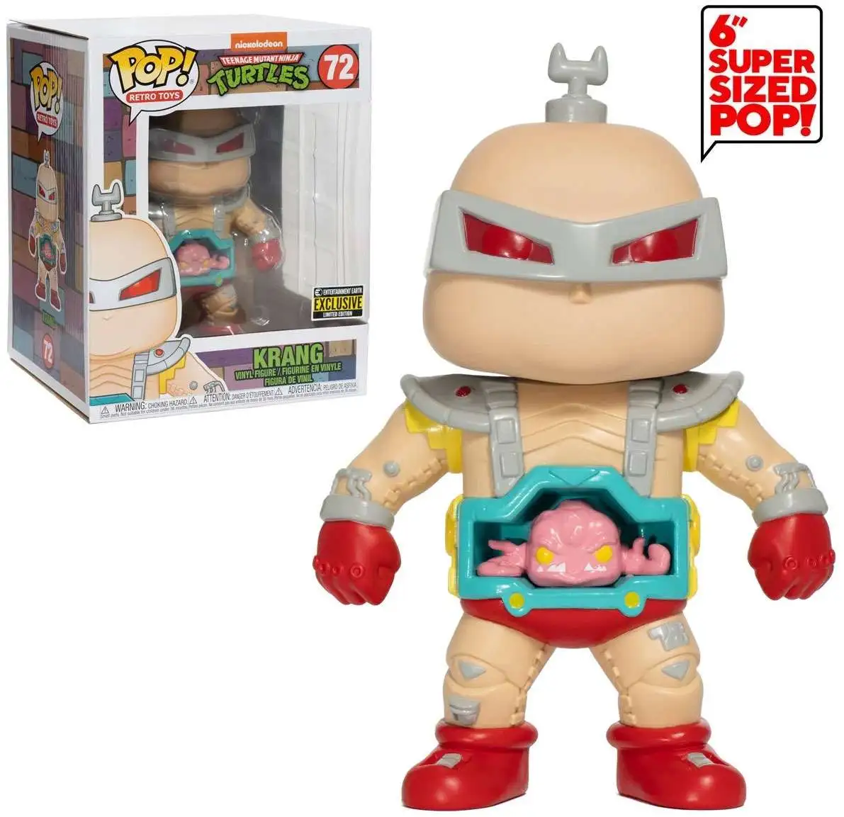 Funko Teenage Mutant Ninja Turtles POP Retro Toys Krang Exclusive