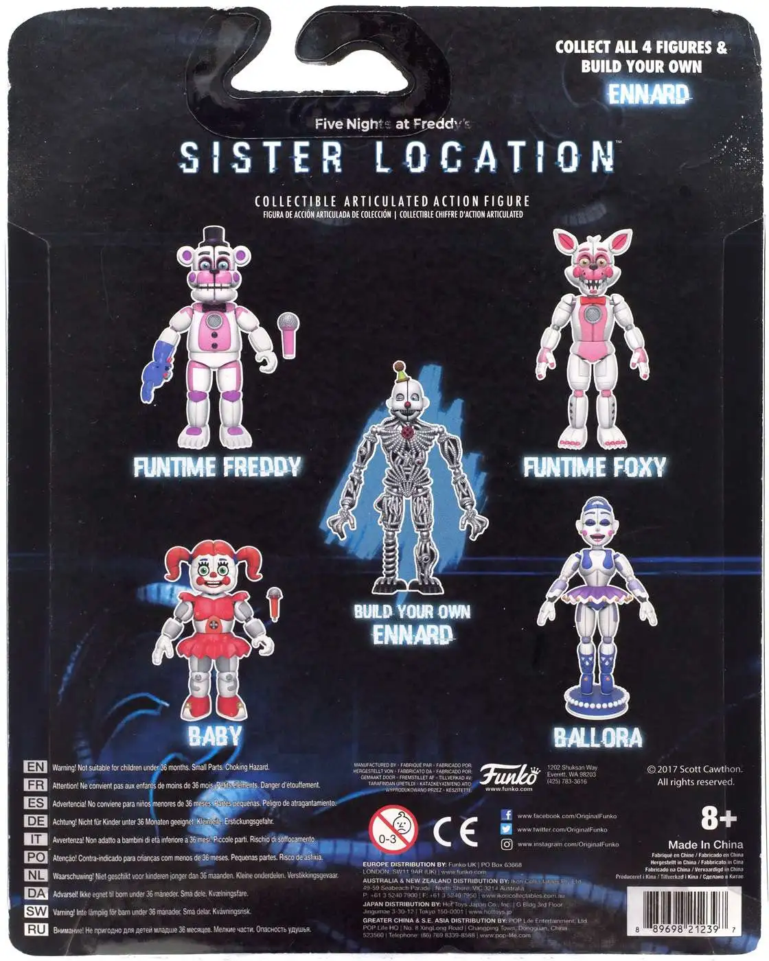 Funko Five Nights at Freddys Sister Location Ballora Action Figure Build  Ennard Part - ToyWiz