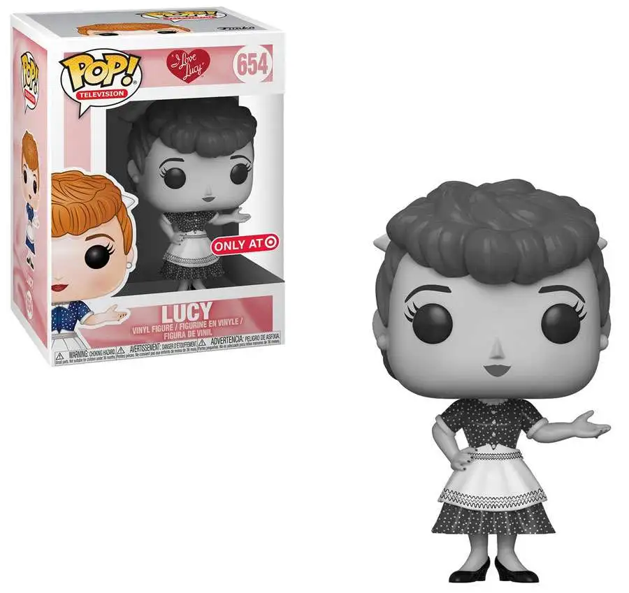 Funko I Love Lucy POP! Television Lucy Exclusive Vinyl Figure #654 [Black & White]
