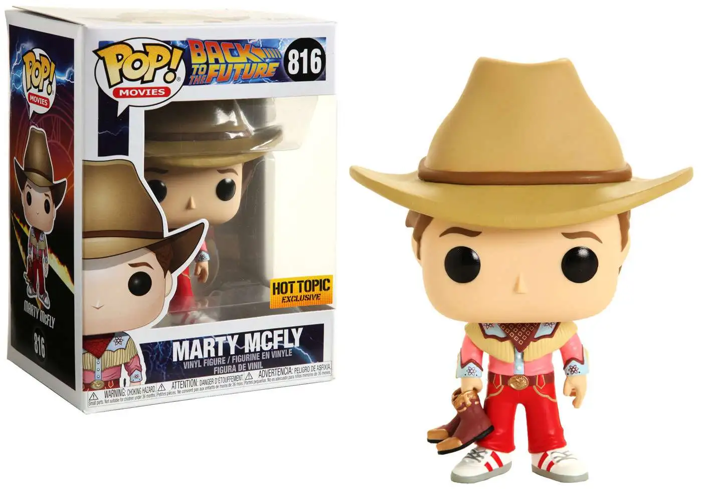 Back to the Future Marty with Glasses Vinyl Figure for sale online Movies Funko Pop 
