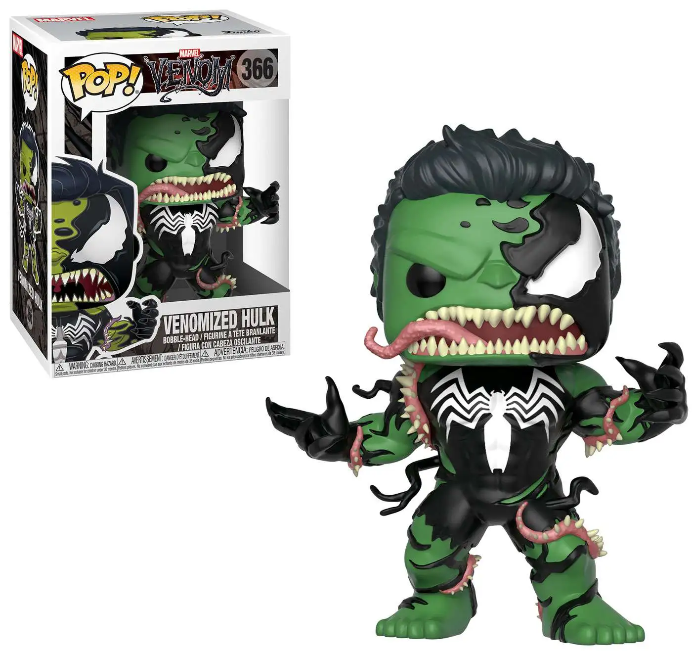 Funko POP! Marvel Venomized Hulk Vinyl Bobble Head #366