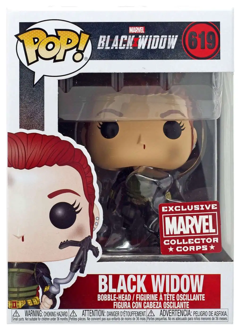 Funko Pop Black Widow Movie 619 Marvel Collector Corps 2020 for sale online 