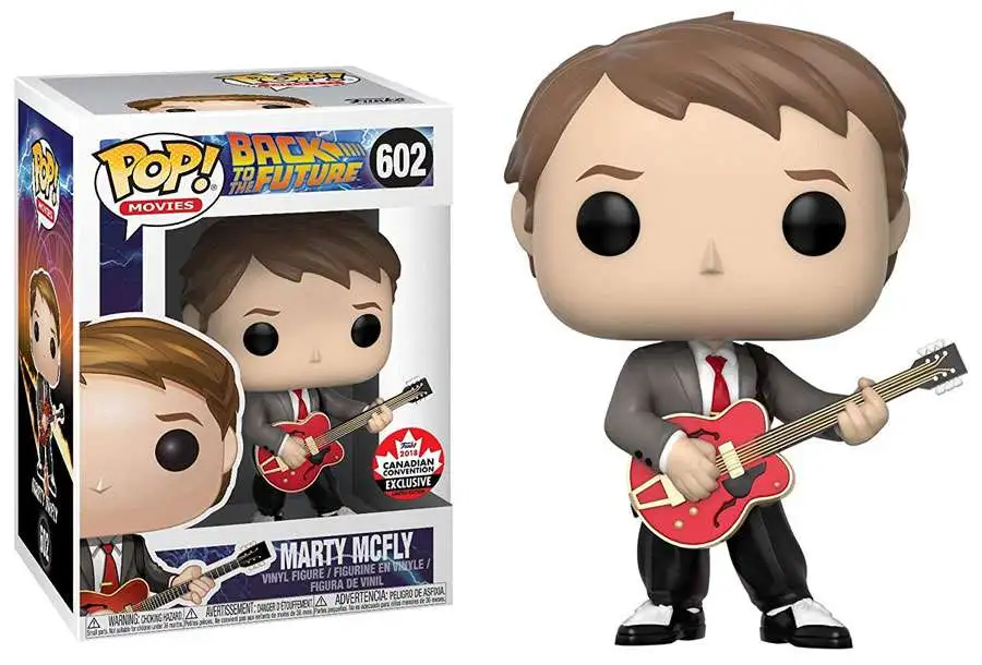 Funko Back to the Future POP! Movies Marty McFly Exclusive Vinyl Figure #602 [with Guitar]