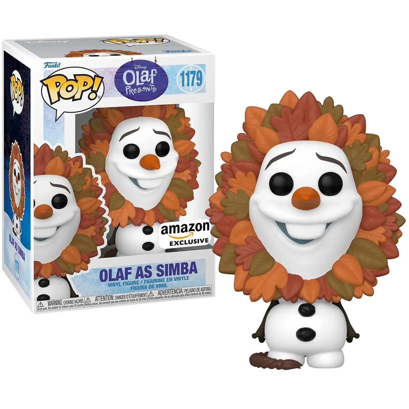 Funko Disney Olaf Presents POP Disney Olaf as Simba Vinyl Figure 1179 -  ToyWiz