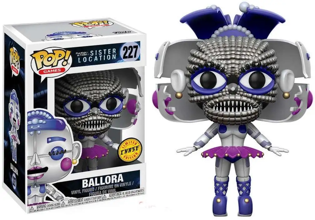 Funko POP SDCC 2017 Exclusive Sister Location 223 Jumpscare Funtime Foxy 