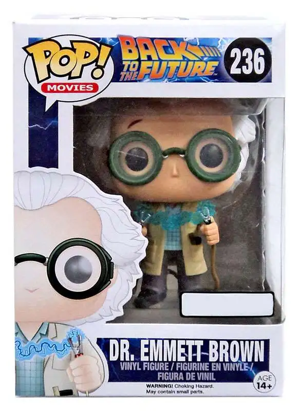 Funko Back to the Movies Dr. Emmet Exclusive Vinyl Figure 236 Time Travel, Damaged Package - ToyWiz