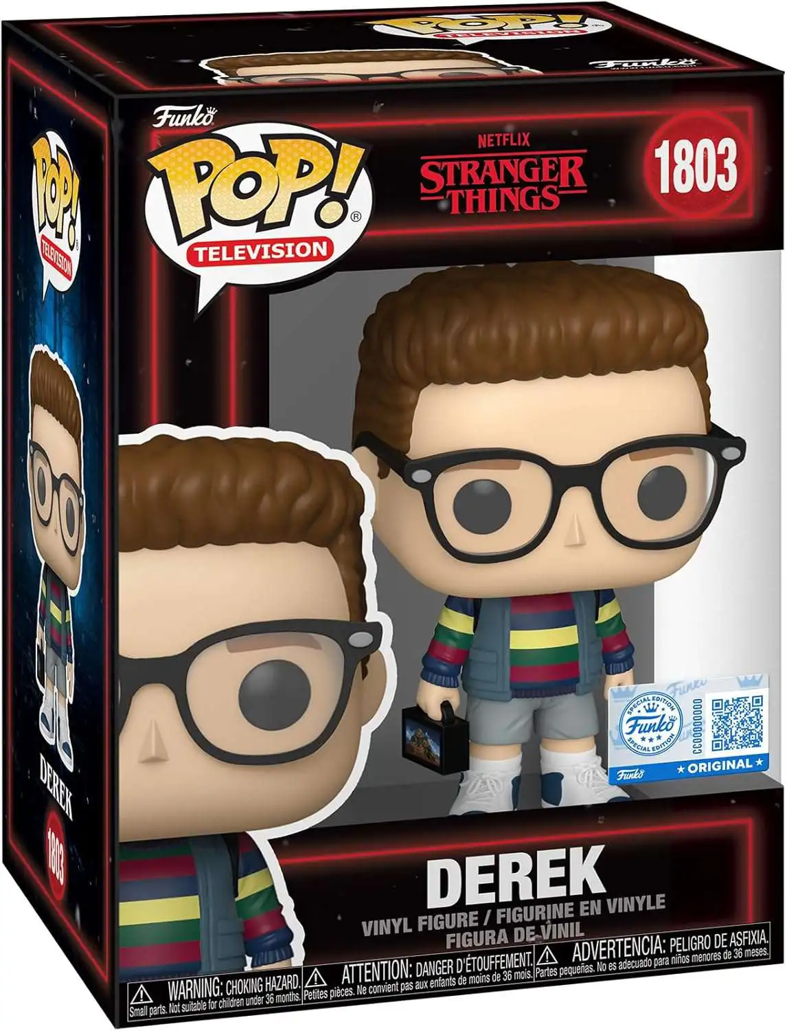 Funko Stranger Things POP! Television Derek Exclusive Vinyl Figure #1803