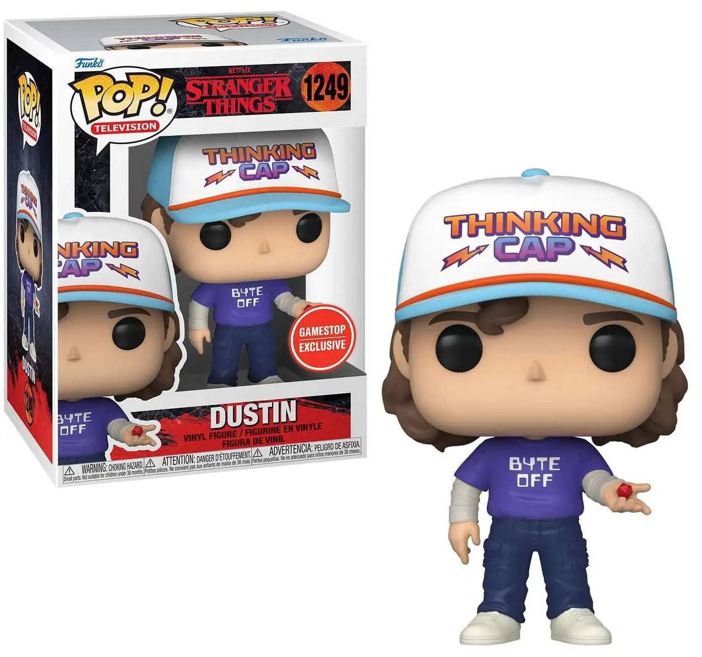 Dustin w/ Compass Stranger Things Funko POP television 