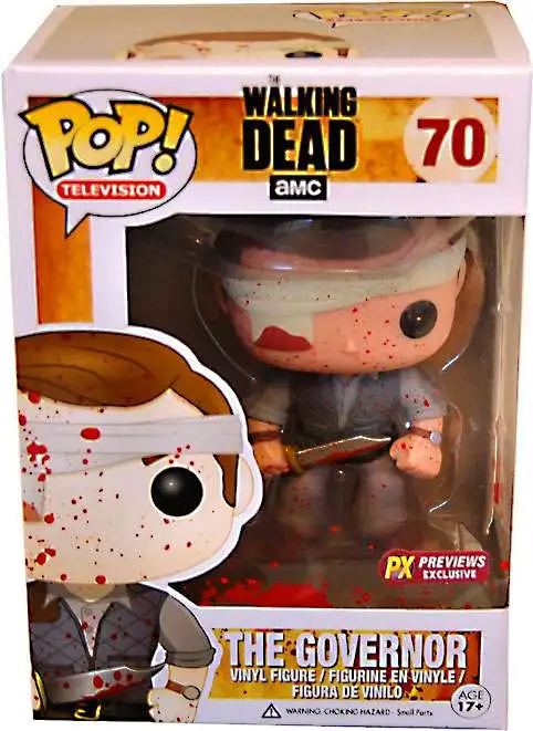 Funko The Walking Dead POP! Television The Governor Exclusive Vinyl Figure #70 [Bloody]