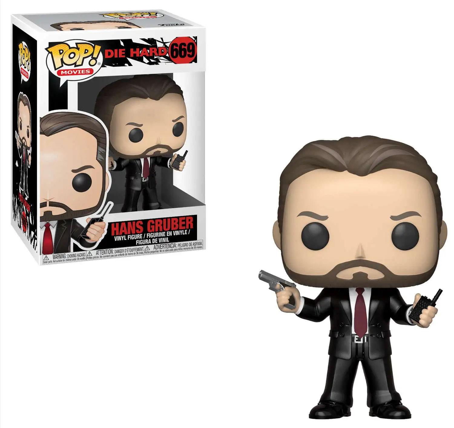 Funko Die Hard POP! Movies Hans Gruber Vinyl Figure #669 [Damaged Package]