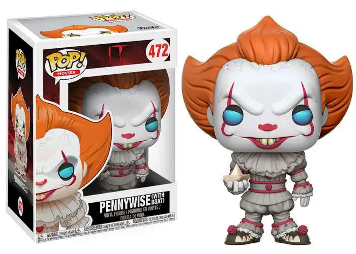 Es 71 Vinyl Pennywise With Boat Funko Pop IT Figure #472 
