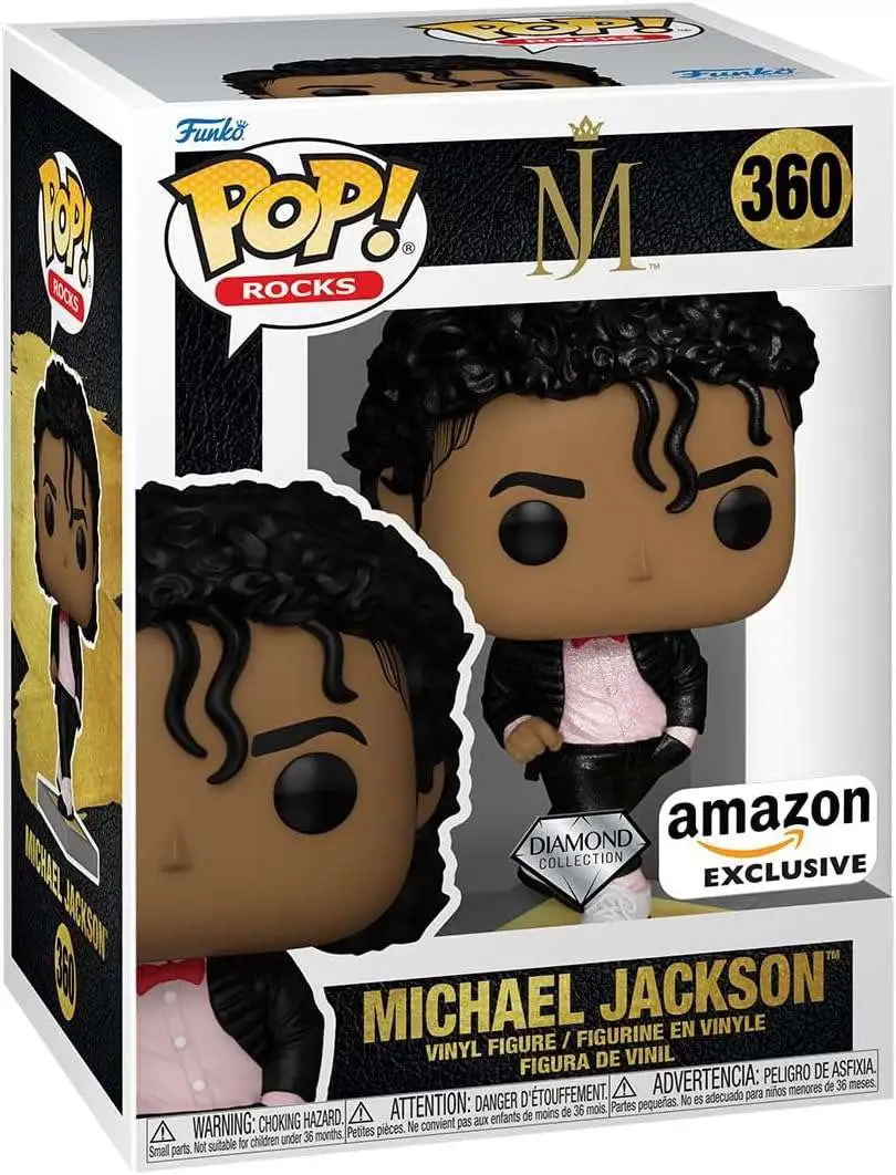 Funko POP! Rocks Michael Jackson Exclusive Vinyl Figure #360 [Billie Jean, Diamond Collection]