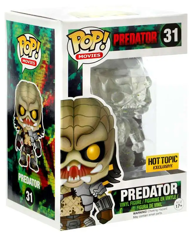 Funko POP! Movies Predator Exclusive Vinyl Figure #31 [Translucent Bloody Variant, Damaged Package]