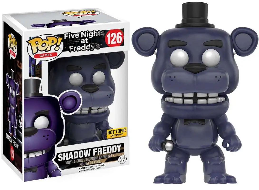 Five Nights at Freddy's Shadow Freddy Plush Hot Topic Exclusive FNAF 2016 🔥