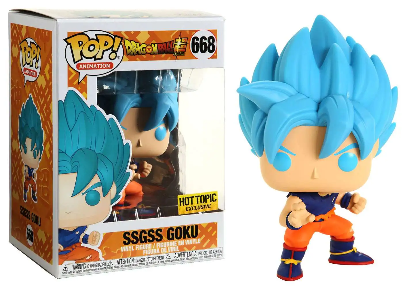 Pop! ssgss Goku Super Saiyajin Blue: Dragon Ball #668 Funko em Promoção na  Americanas