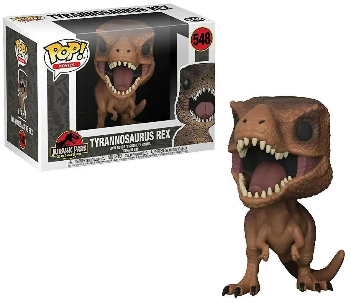 Jurassic Park Movie Tyrannosaurus Rex Vinyl POP Figure Toy #548 FUNKO NEW MIB 