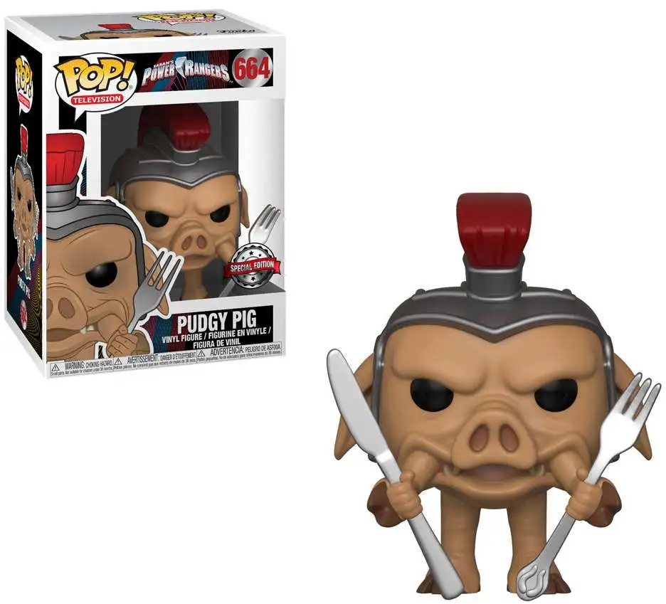 Funko Power Rangers POP Television Pudgy Pig Exclusive Vinyl