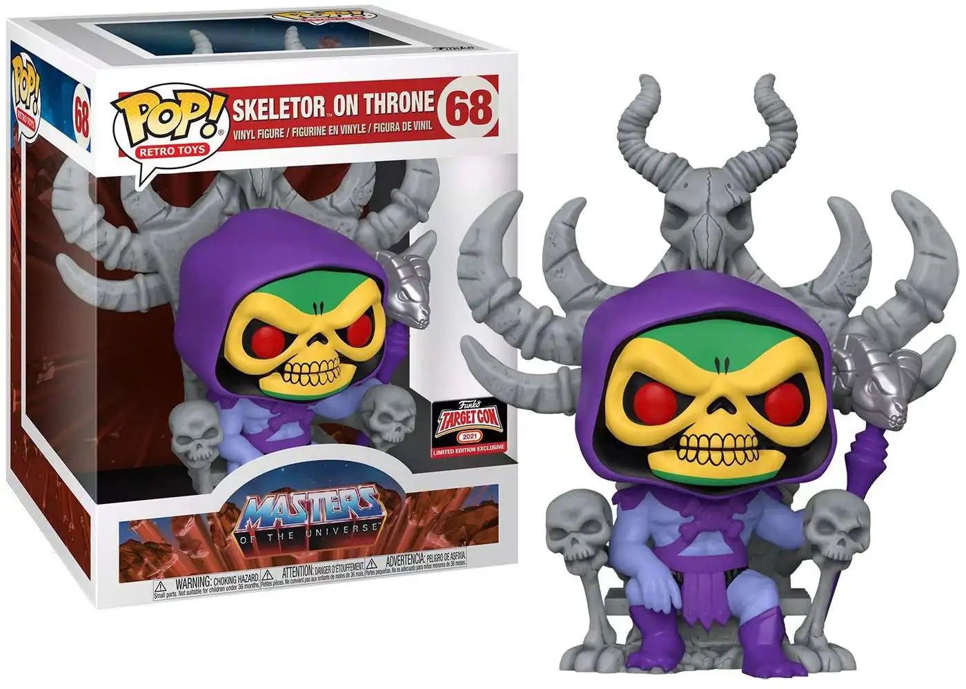 Funko Masters of the Universe POP! Animation Skeletor on Throne Exclusive Vinyl Figure #68 [Damaged Package]