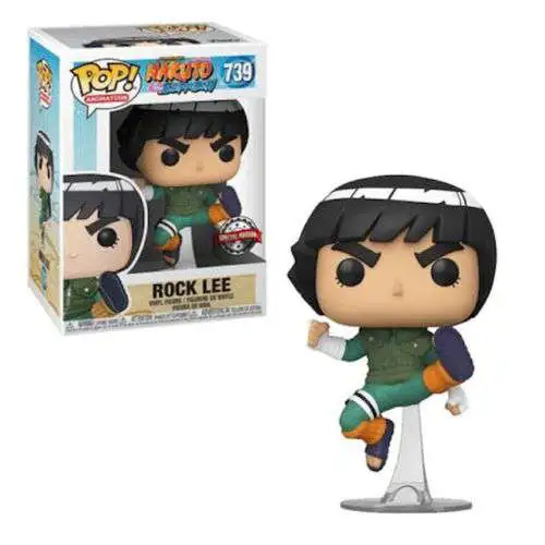 Funko Naruto Pop! Animation Rock Lee Exclusive Vinyl Figure #739