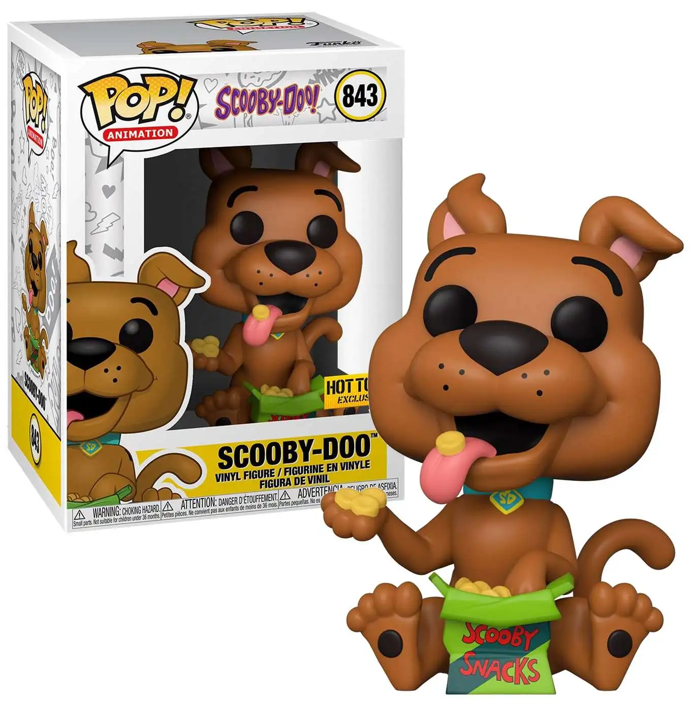 No 843 Scooby-Doo with Snacks Animation Funko Pop Looney Tunes 