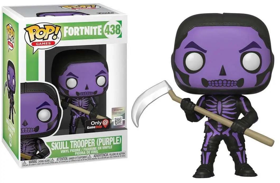 Funko POP Fortnite Skull Trooper Purple 438 GameStop Exclusive 