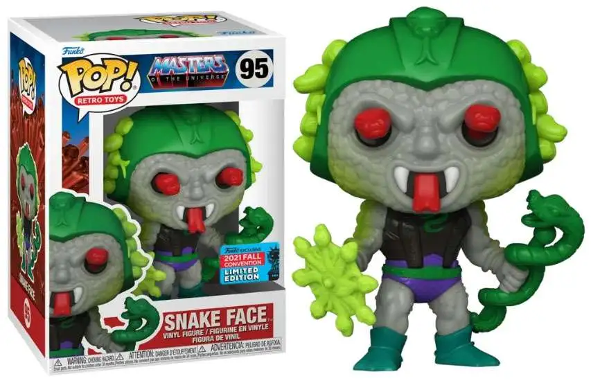 Funko Masters of the Universe POP! Retro Toys Snake Face Exclusive Vinyl Figure #95