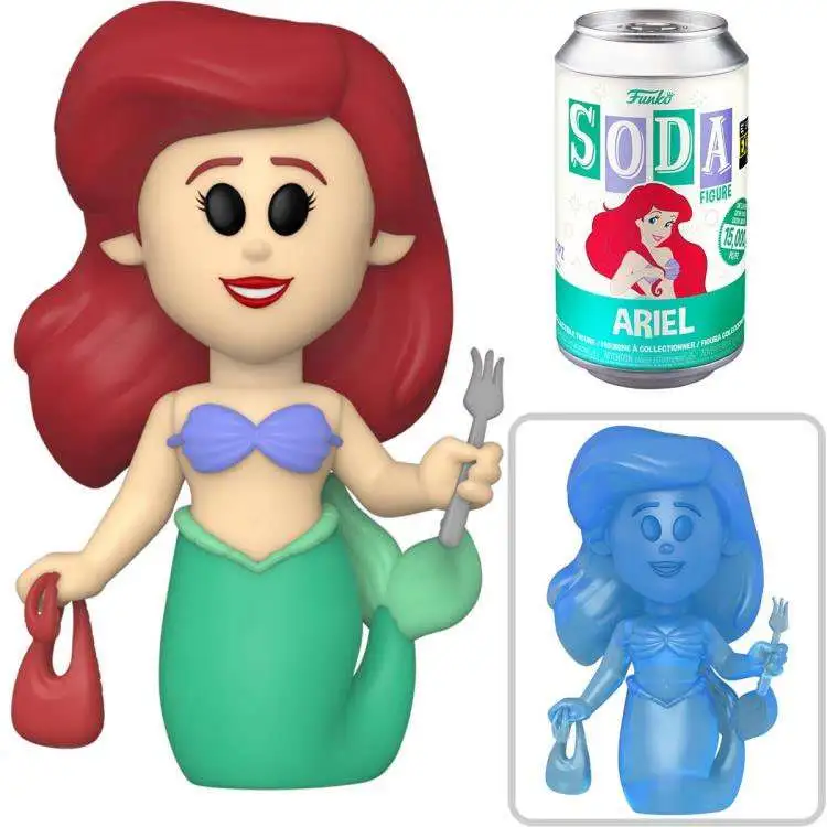 Funko Disney The Little Mermaid Vinyl Soda Ariel Exclusive Figure [1 RANDOM Figure, Look For The Chase!]