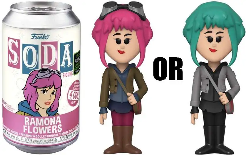 Funko Vinyl Soda Ramona Flowers Exclusive Limited Edition of 4,000! Figure [1 RANDOM Figure, Look For The Chase!]