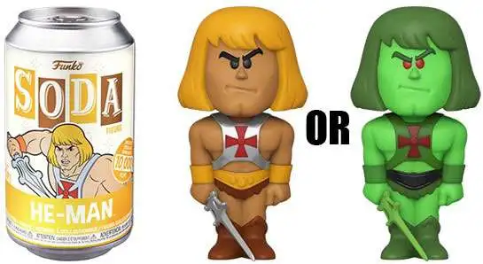 Funko Masters of the Universe Vinyl Soda He-Man Limited Edition of 10,000! Figure [1 RANDOM Figure, Look For The Chase!]