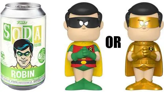 Funko DC Vinyl Soda Robin Limited Edition of 7,500! Figure [1 RANDOM Figure, Look For The Chase!]