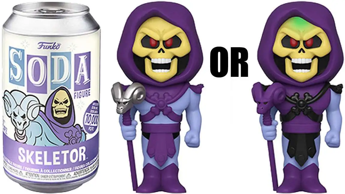 Funko Masters of the Universe Vinyl Soda Skeletor Limited Edition of 1,600!  Figure [Battle Armor, Chase Loose]