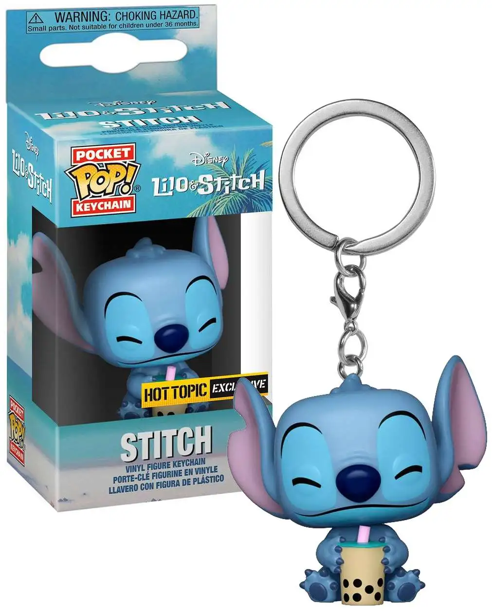 Funko Disney Lilo Stitch Pocket Pop Stitch Keychain Boba Toywiz