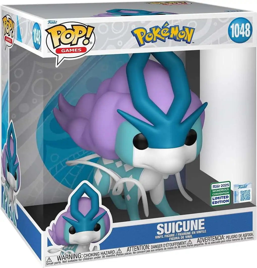 Funko Pokemon POP! Games Suicune Exclusive Vinyl Figure #1048 (Pre-Order ships June)