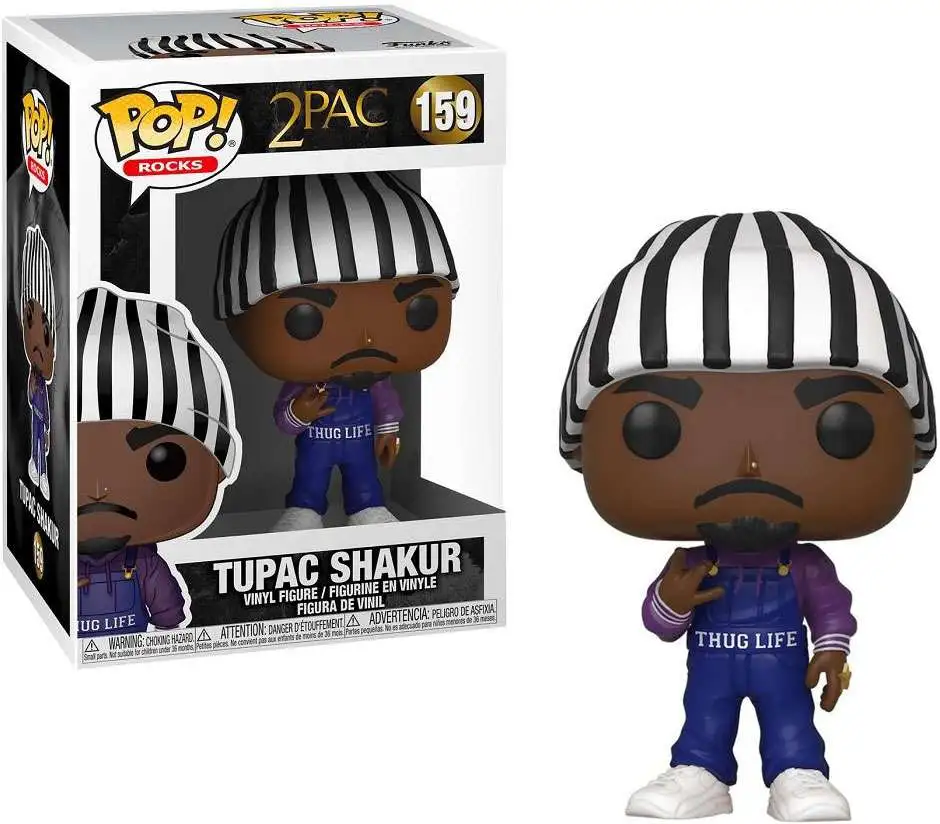 Funko Pop Rocks #159  2 Pac Tupac Shakur Thug Life Exclusive 