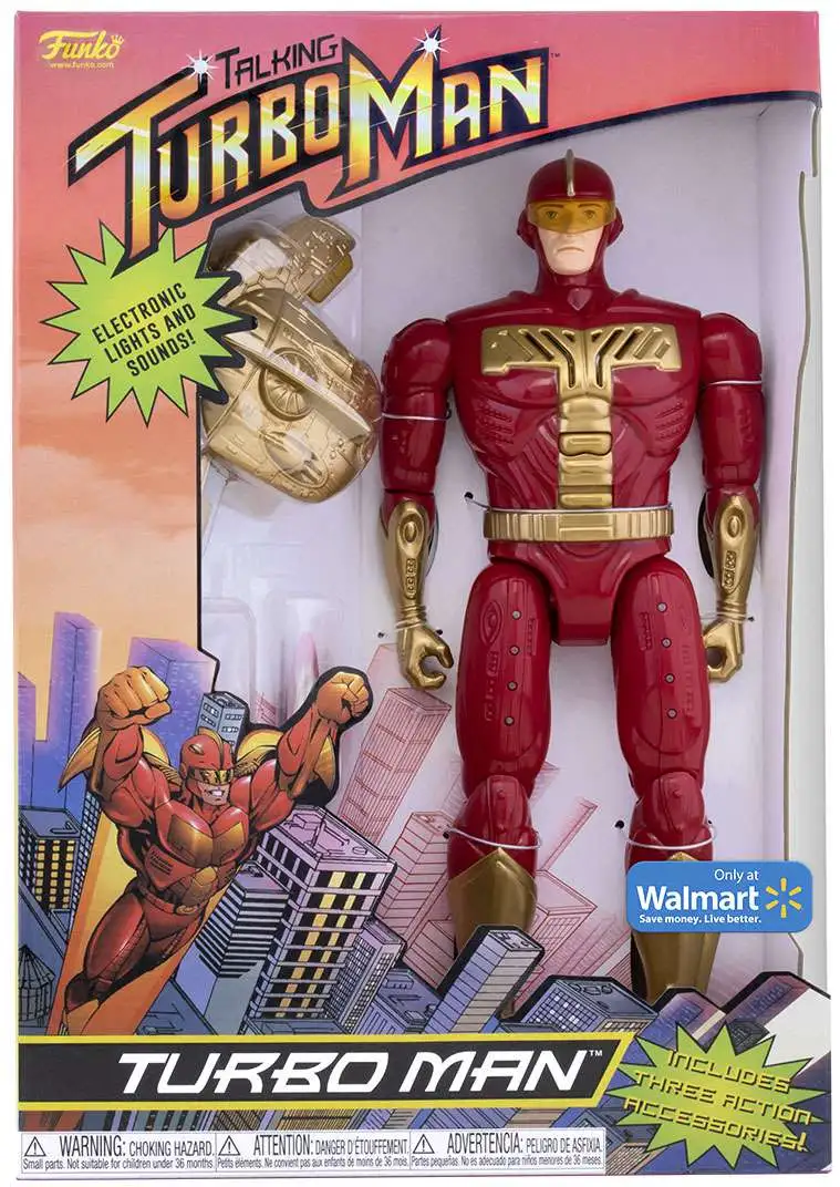 Funko Jingle All the Way TURBO MAN Talking Action Figure Video Review 