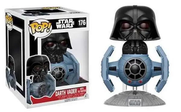 Funko POP! Star Wars Darth Vader With Tie Fighter Exclusive Vinyl Bobble  Head #176 [40th Anniversary, Damaged Package]