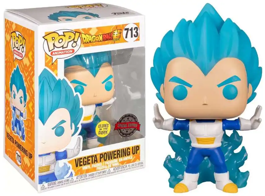 Funko Dragon Ball Z POP! Animation Vegeta Powering Up Exclusive Vinyl  Figure #713 [Glow-in-the-Dark, Special Edition] (Pre-Order ships February)