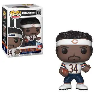 Funko NFL Chicago Bears POP! Football Walter Payton Vinyl Figure #78 [White Jersey, Damaged Package]