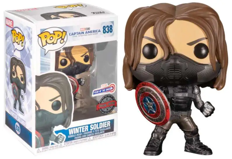 Funko POP! Marvel The Falcon And The Winter Soldier: Captain America  (Flying) Vinyl Figure - Special Edition - Gemini Collectibles
