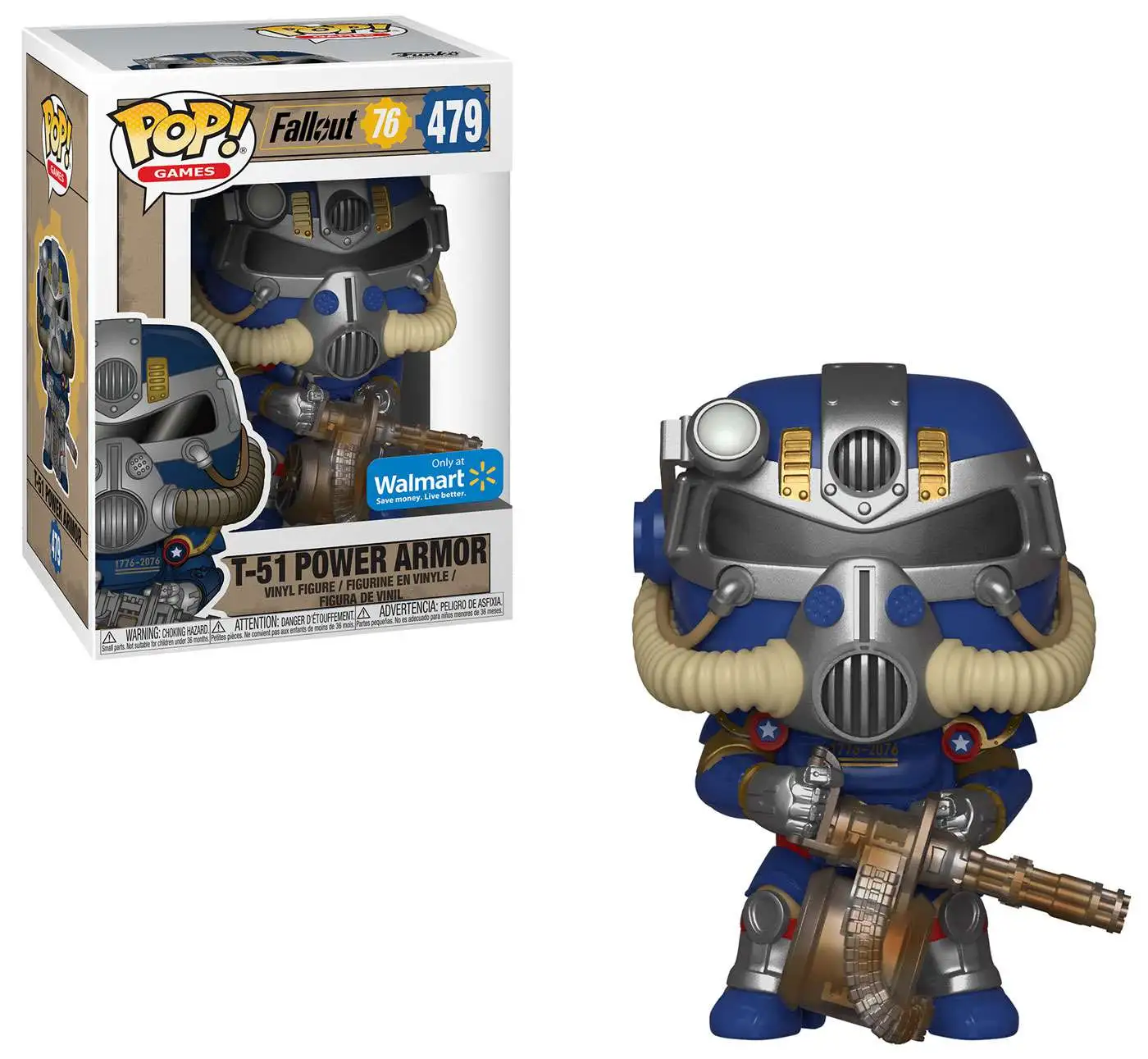 Funko Fallout 76 POP! Games T-51 Power Armor Exclusive Vinyl Figure #479 [Tricentennial, Damaged Package]