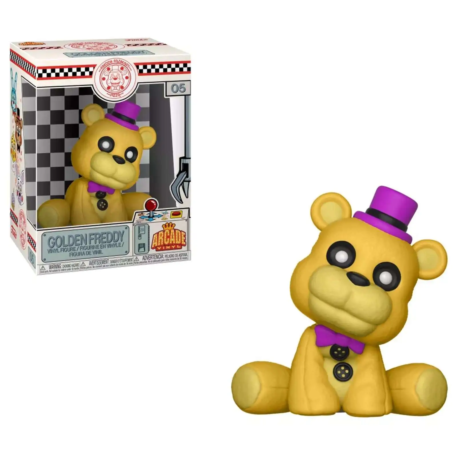 Funko Five Nights at Freddy's Freddy's Fazbear's Pizza Golden Freddy Arcade Vinyl Figure #05