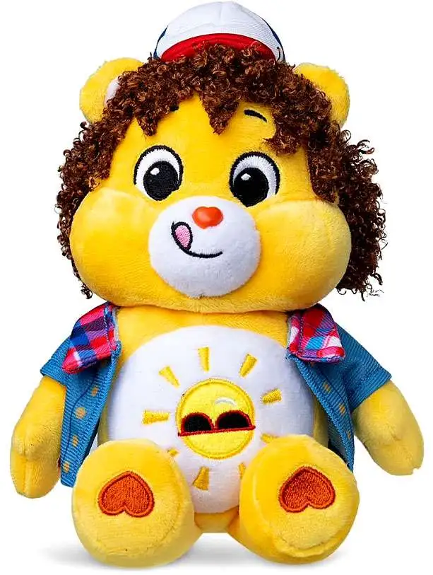 Care Bears Stranger Things Funshine Bear as Dustin 9-Inch Plush Figure