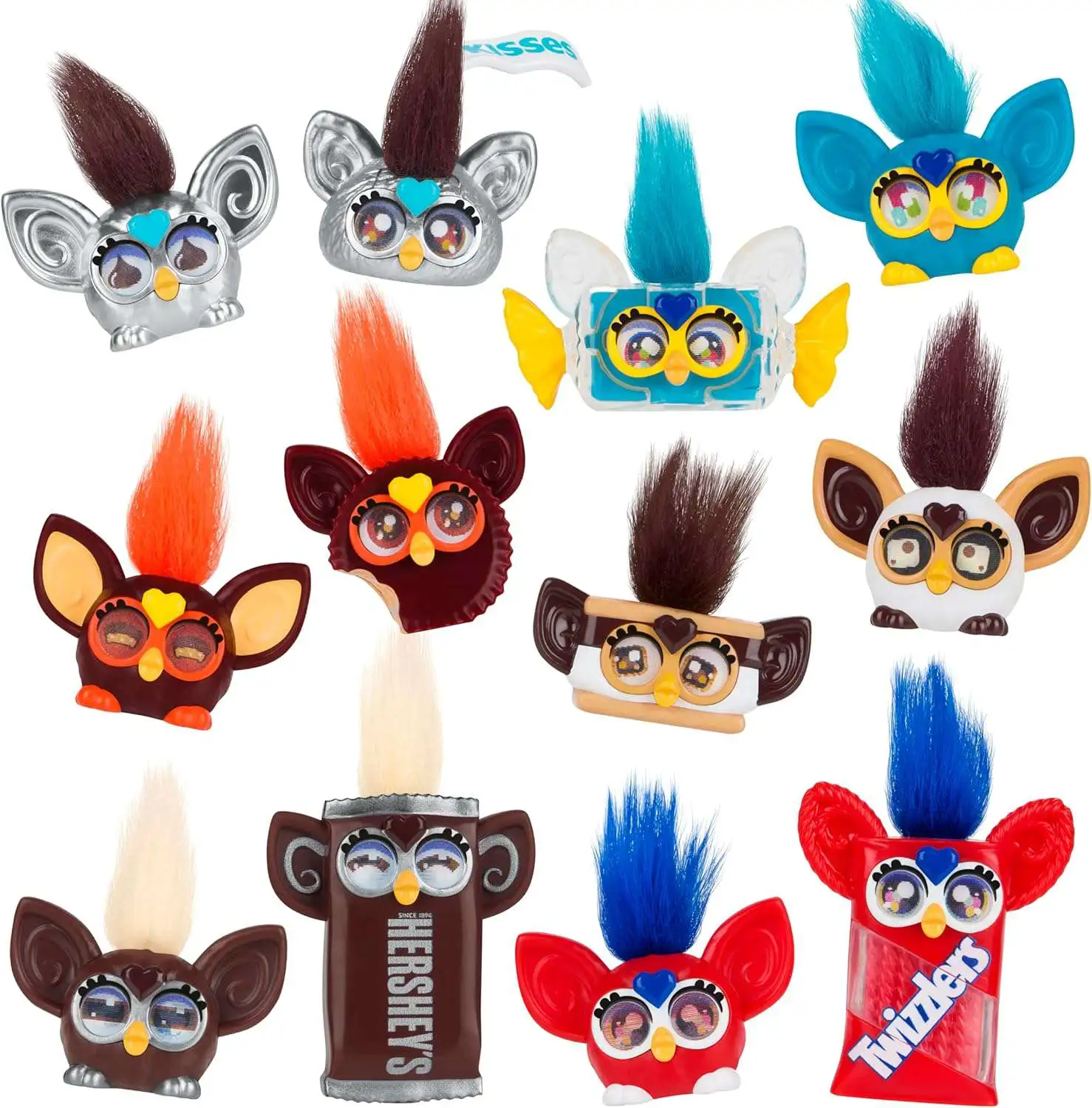 Furby Itty Bitty The Hershey Company Exclusive 2.5-Inch Mini-Figure 12-Pack (Pre-Order ships June)