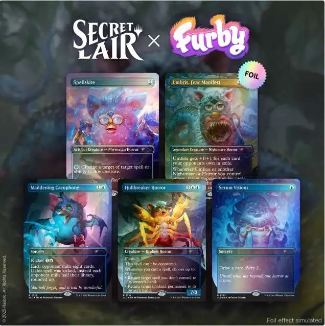 Magic The Gathering Trading Card Game Furby The Oddbodies Secret Lair Series Foil Edition Wizards of the Coast - ToyWiz Magic The Gathering Trading Card Game Furby The Oddbodies Secret Lair Series Foil Edition Wizards of the Coast - ToyWiz