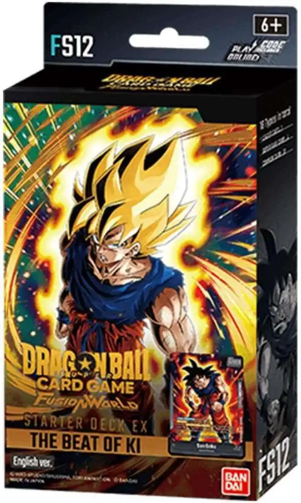 Dragon Ball Super Trading Card Game Fusion World The Beat of Ki Starter  Deck FS12 [ENGLISH, 51 Cards]