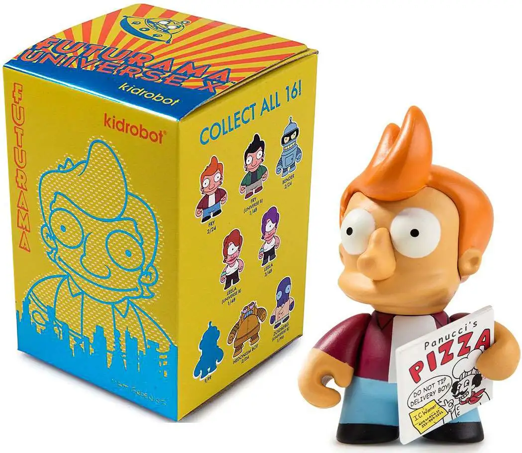 Fry Futurama x Kidrobot Good News Everyone Series 3" Vinyl Figure 